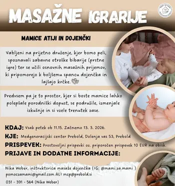Masažne igrarije za dojenčke – majhni dotiki z velikimi učinki