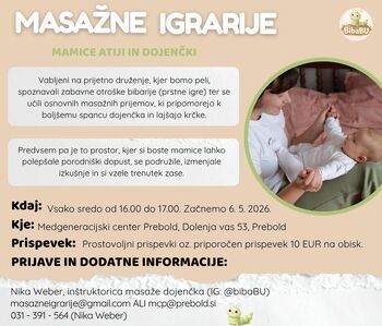 Masažne igrarije za dojenčke – majhni dotiki z velikimi učinki