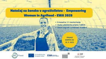 Odprte prijave v program EIT Food - Opolnomočenje žensk v agroživilstvu EWA 2025