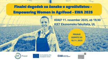 Finalni dogodek - Opolnomočenje žensk v agroživilstvu – EWA 2025 