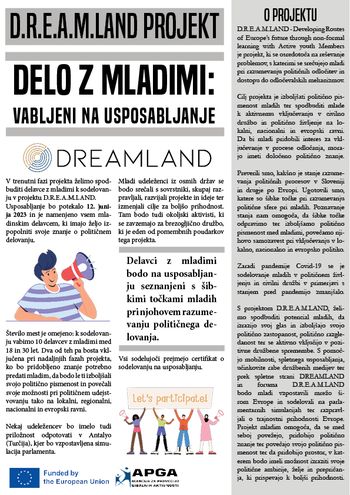USPOSABLJANJE: POLITIČNA PISMENOST MLADIH