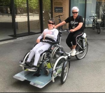 Akcija zbiranja sredstev za električni tricikel za CUDV Radovljica