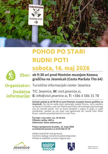 Voden pohod po Stari rudni poti
