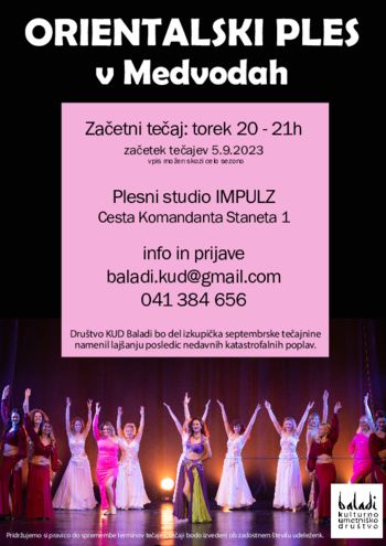 Orientalski ples v Medvodah 