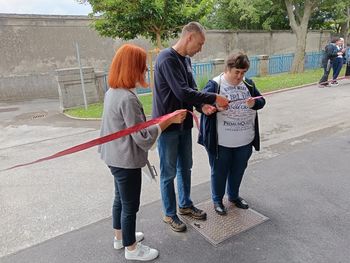 Otvoritev nadstreška v enoti Ajdovščina 