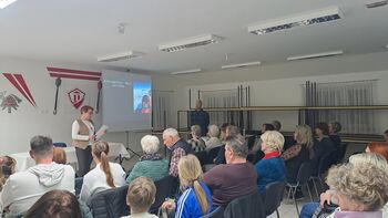 S Koroških hribov na ledeno celino: Peter Jeromel navdušil z zgodbami z Antarktike