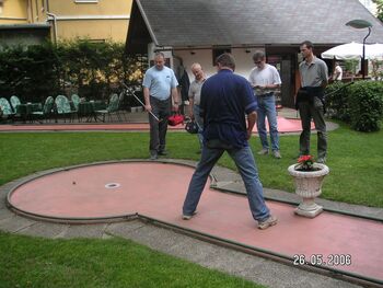 Tudi mini golf je blejska ikona