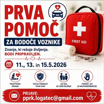 Tečaj prve pomoči za bodoče voznike