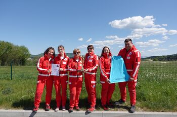 Bolničarji rdečega križa Logatec dvakrat prvi