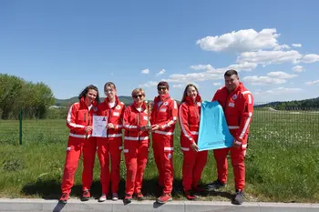 Bolničarji rdečega križa Logatec dvakrat prvi