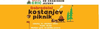 Dobrodelni kostanjev piknik ob Gradiškem jezeru