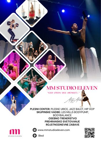 Odkrijte novo sezono plesa in vadb v MM Studiu Eleven