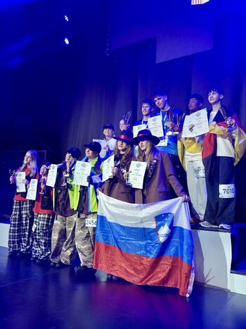 Slovenijo zastopala tudi EL1 Plesna scena – plesalci med elito najboljših na svetu