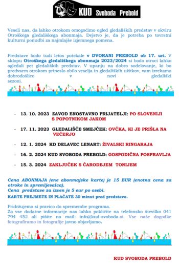 Otroški abonma in izven