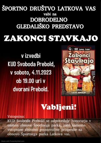 Dobrodelna predstava - Zakonci stavkajo