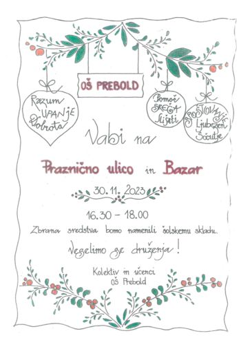 Praznična ulica in bazar