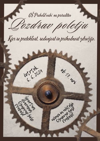 Pozdrav poletju v OŠ Prebold