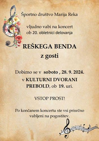 Koncert Reškega benda z gosti