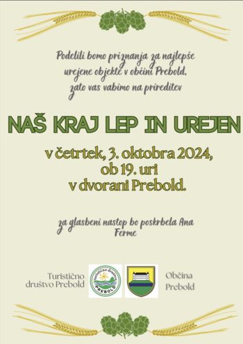 Naš kraj lep in urejen