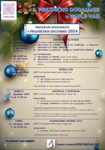 Praznično dogajanje v Kaplji vasi