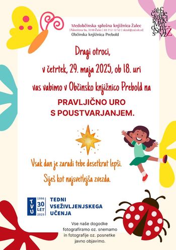 Pravljična ura s poustvarjanjem