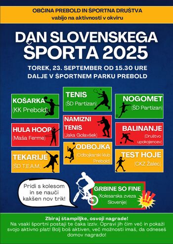 Dan slovenskega športa v Preboldu Dan slovenskega športa v Preboldu