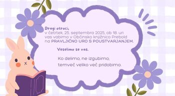 Pravljična ura s poustvarjanjem Pravljična ura s poustvarjanjem