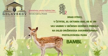 Družinski pustolovski film Bambi