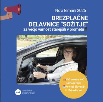 SOŽITJE ZA VEČJO VARNOST V PROMETU – novi termini delavnic 2026! SOŽITJE ZA VEČJO VARNOST V PROMETU – novi termini delavnic 2026!