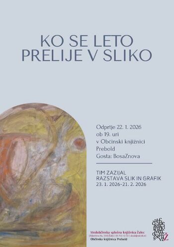 Odprtje razstave Ko se leto prelije v sliko