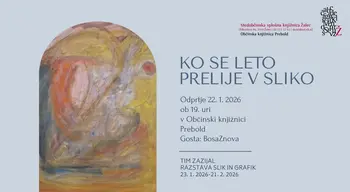 Pogovorno-glasbeni večer z odprtjem razstave slik in grafik Pogovorno-glasbeni večer z odprtjem razstave slik in grafik