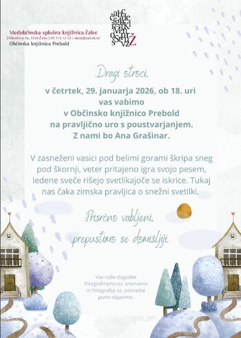 Pravljična ura s poustvarjanjem