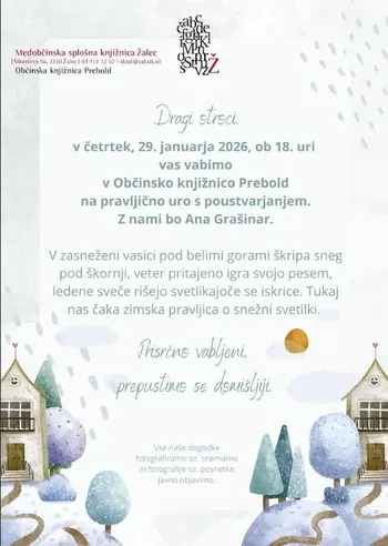 Pravljična ura s poustvarjanjem