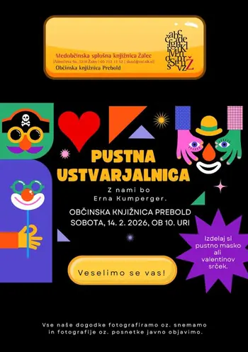 Ustvarjalna delavnica v knjižnici Prebold 