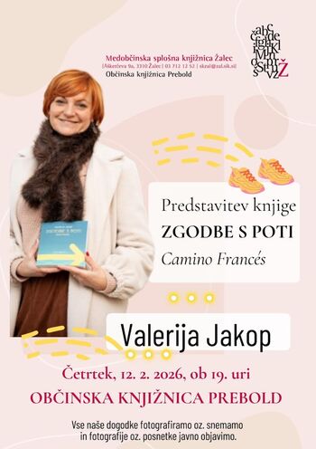 Predstavitev knjige v knjižnici Prebold