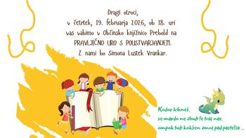 Pravljična ura s poustvarjanjem