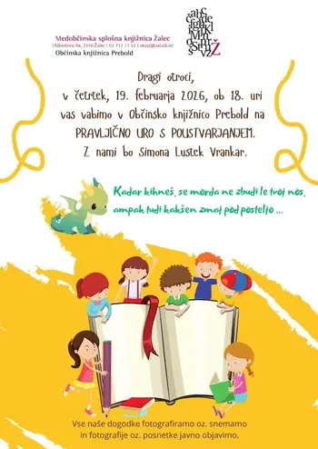 Pravljična ura s poustvarjanjem