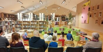 Pravljična ura v Občinski knjižnici Prebold