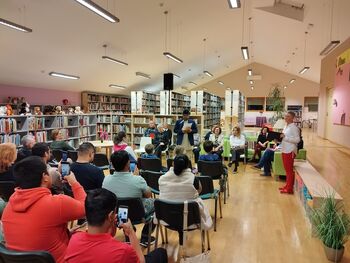 Večer glasnega branja v Občinski knjižnici Prebold