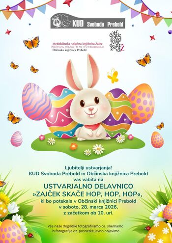 Ustvarjalna delavnica v knjižnici Prebold