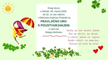 Pravljična ura s poustvarjanjem