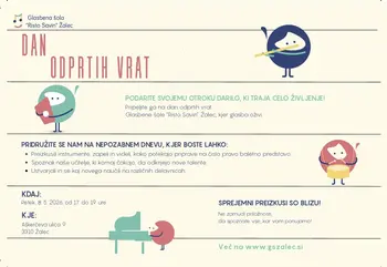 Dan odprtih vrat Glasbene šole Žalec