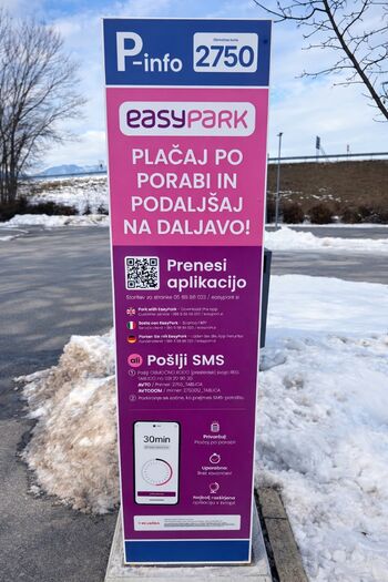 EASYPARK ODSLEJ TUDI V OBČINI POLZELA - PARKIRANJE PLAČAJTE KAR Z MOBILNIM TELEFONOM