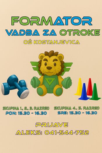 Formator vadba za otroke