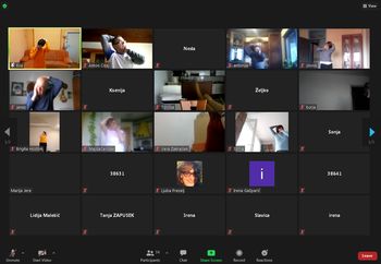 Društvo Šola zdravja podarja brezplačno razgibavanje prek Zooma