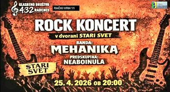 ROCK KONCERT 25.4.2026 ROCK KONCERT 25.4.2026