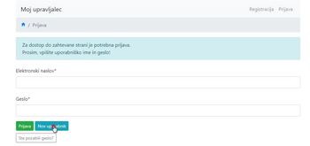 Sporočite stanje vašega števca za vodo prek aplikacije Moj upravljalec