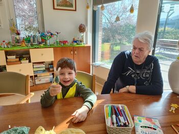 Druženje predšolskih otrok s starejšimi