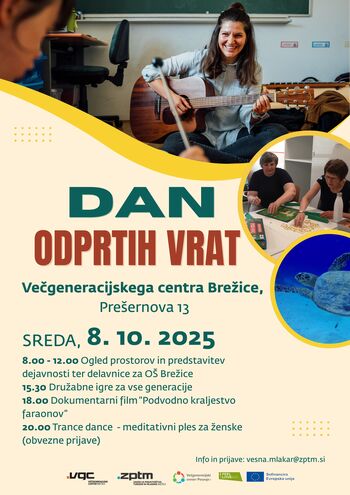 Dan odprtih vrat VEČGENERACIJSKEGA CENTRA Brežice 