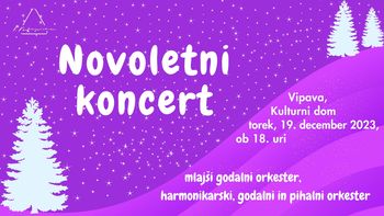 NOVOLETNI KONCERT Glasbene šole Vinka Vodopivca Ajdovščina